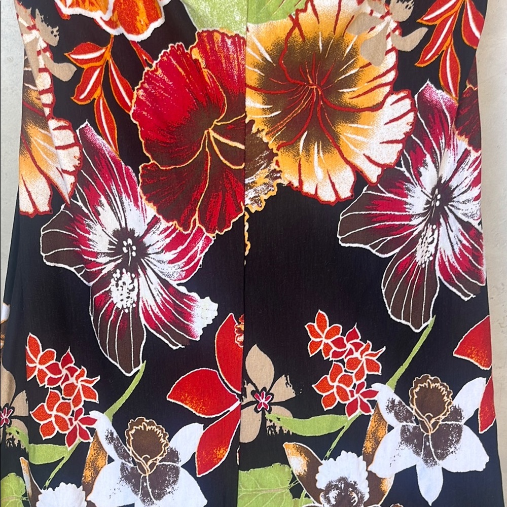 Y2K Caché Floral Halter Dress - Size 2 🌸 Stretchy & Backless - Picture 11 of 12
